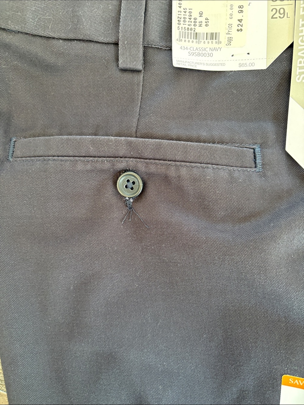 Savane Black Pleated Dress Pants - Picture 3 of 4